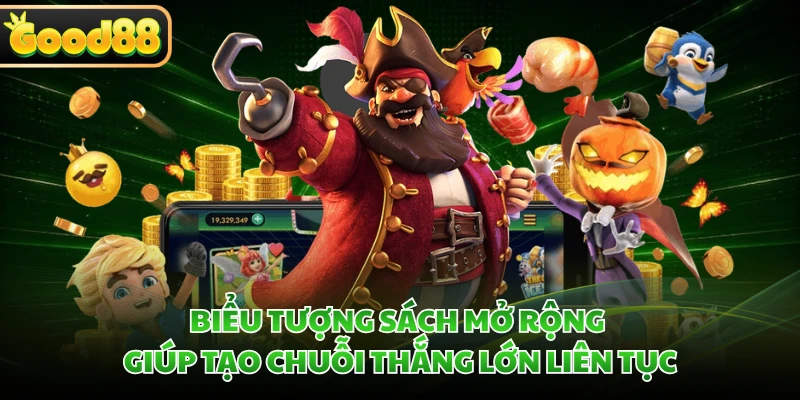 Game Nổ Hũ RTP Cao - Top 5 Slot Dễ Đáng Thử Nhất 2026 1 Biểu tượng sách mở rộng giúp tạo chuỗi thắng lớn liên tục