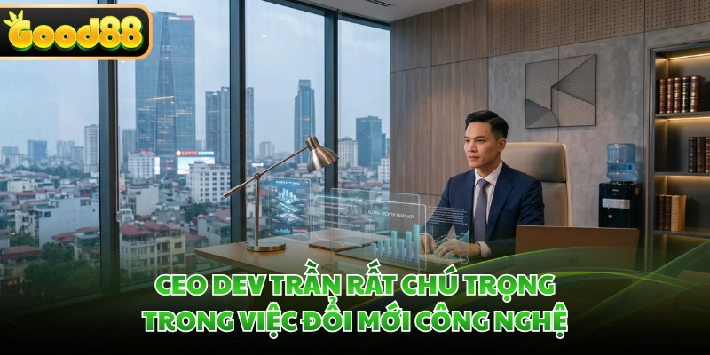 CEO Dev Trần - Kinh Nghiệm Điều Hành Trong Lĩnh Vực Giải Trí 3 CEO Dev Trần rất chú trọng trong việc đổi mới công nghệ