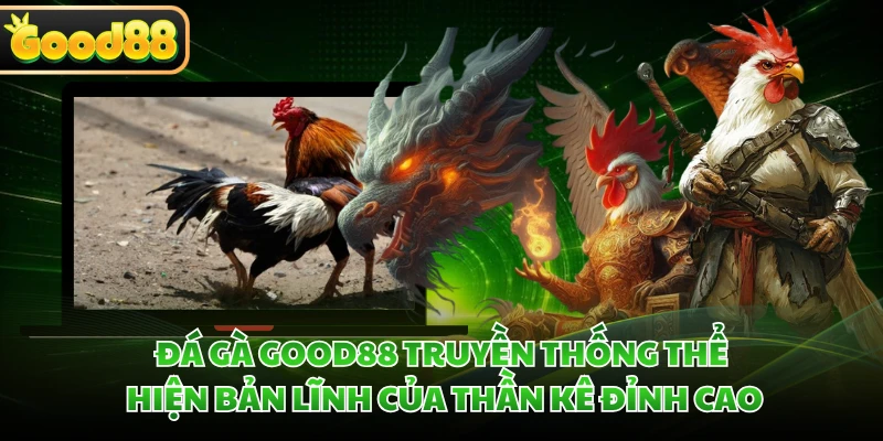 Đá gà GOOD88 truyền thống thể hiện bản lĩnh của thần kê đỉnh cao