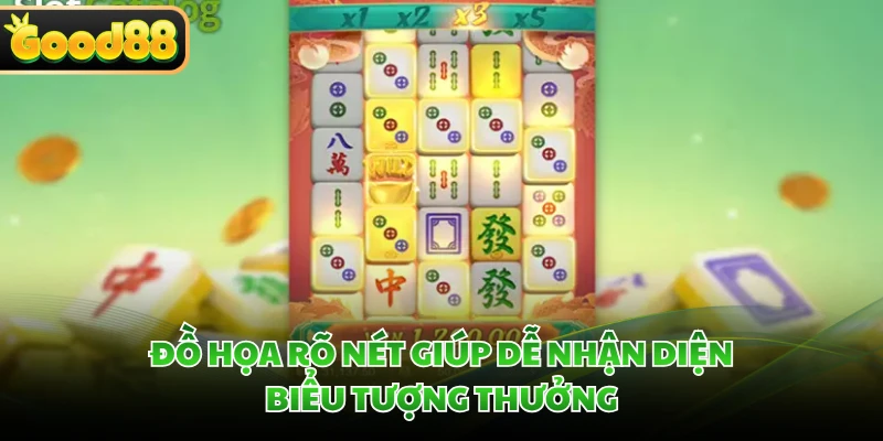 Mahjong Ways GOOD88 - Hệ Số Nhân Đến x1000 Qua Chuỗi Thắng 1 Đồ họa rõ nét giúp dễ nhận diện biểu tượng thưởng