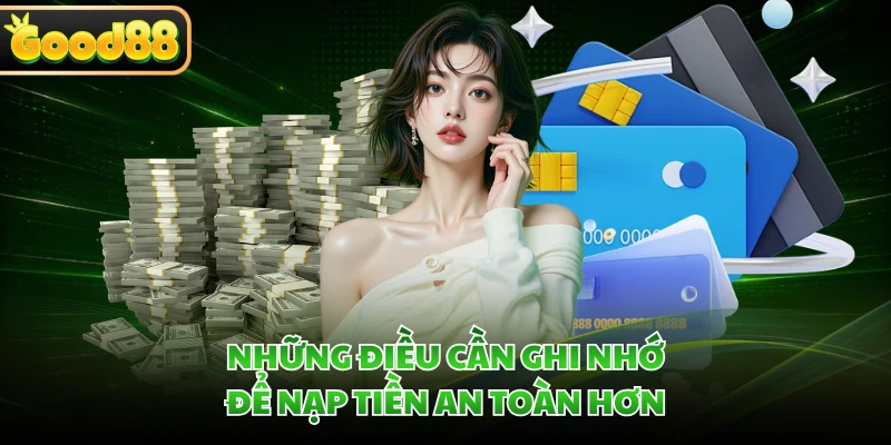 Nạp Tiền GOOD88 Nhanh Chóng Với Quy Trình Giao Dịch Tối Ưu 3 Những điều cần ghi nhớ để nạp tiền an toàn hơn